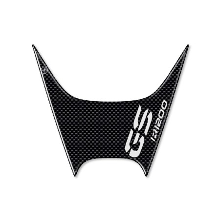 ADESIVO GEL 3D BECCO FRONTALE compatibile per MOTO BMW GS R1200 dal 2017 CARBON